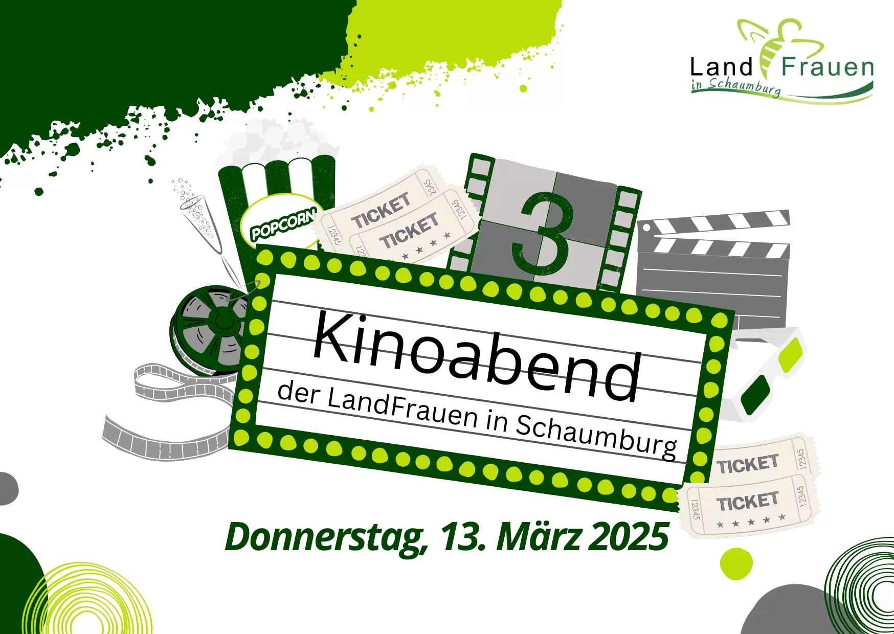 LandFrauen Kinoabend – Donnerstag 13. März 2025